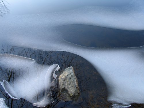 Winter afternoon walk:  Reflection