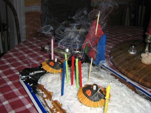 Happy Birthday:  Candles all out!