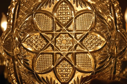 Glass bowl (mandala)