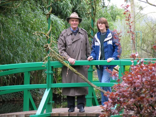 In Monet's Water Lily Garden