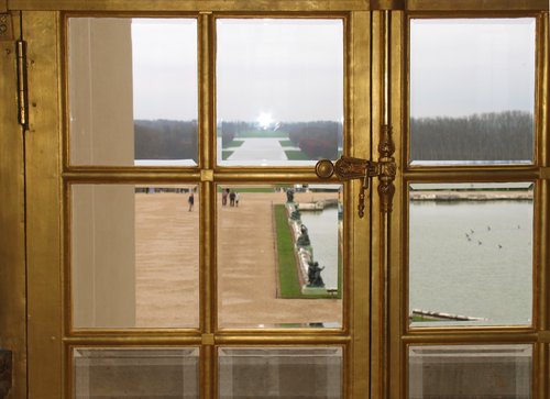 Versailles:  Looking outside