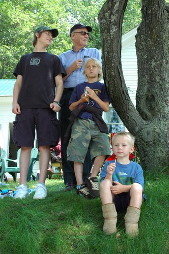 Watching the parade