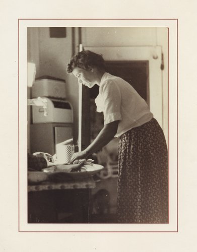 Helen in the Kitchen at Storm Acres