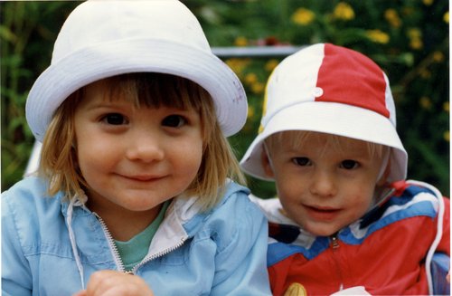 1991-Katherine-Steven-in-Cart-2