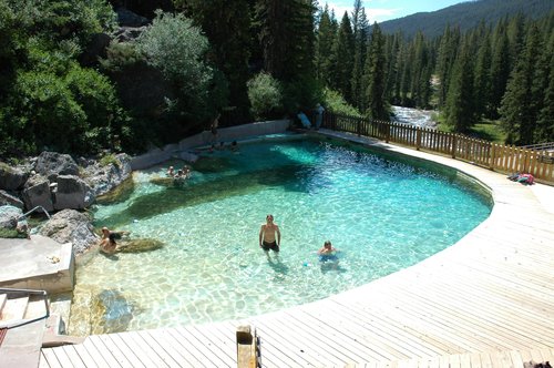 Pool at Granite Hot Springs