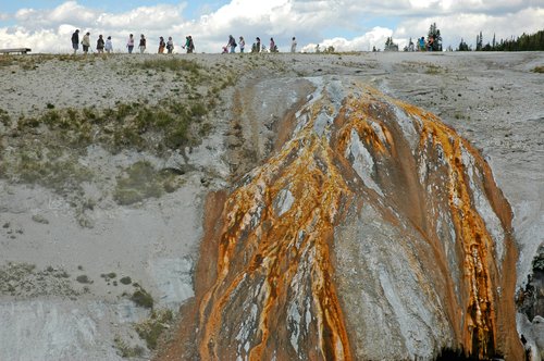In the Old Faithful area