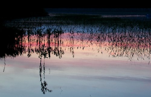 Great Pond Sunset (Manipulated)