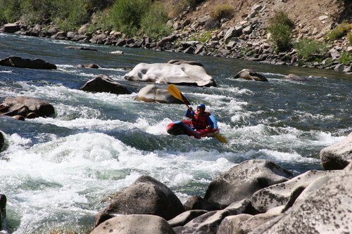 Coming into the rapids