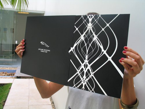 Jaguar Sessions event invitation (using my Fractal art)