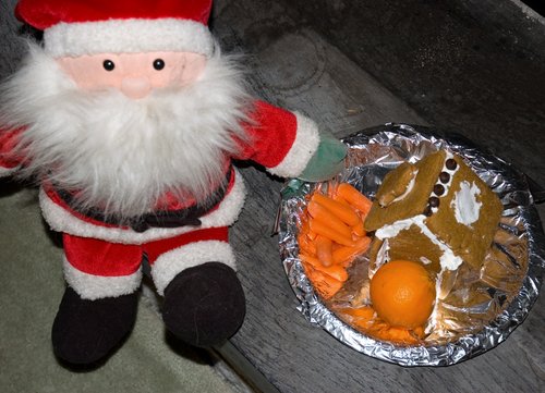 When Santa came to town . . .