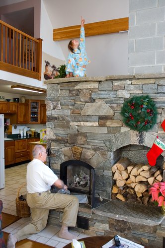 Lighting the Russian Stove