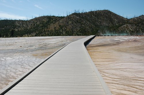 The Boardwalk at Grand Prismatic Spring