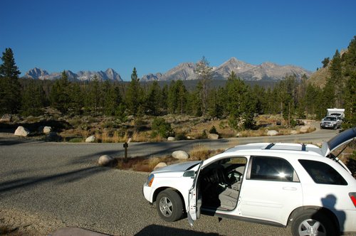 Camping in the Sawtooth Mountains