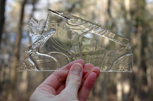 Looking through thin ice