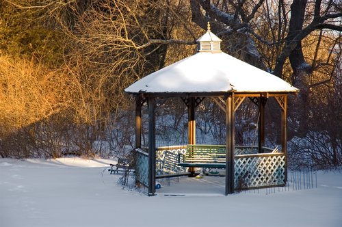 Gazebo after the storm