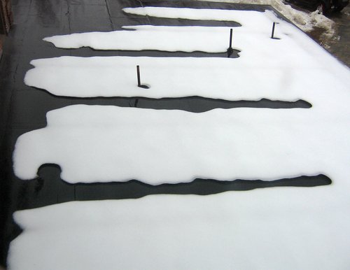Snow Melt Patterns