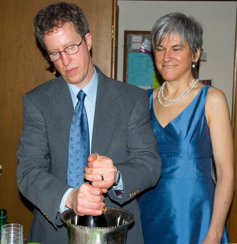 Opening the Champagne