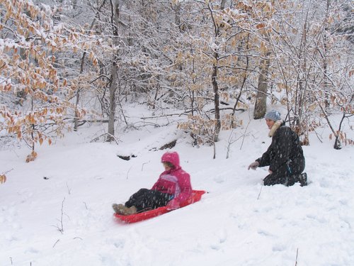 Alana Sledding