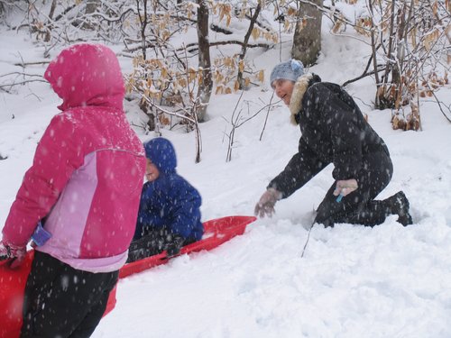 Pushing Liam
