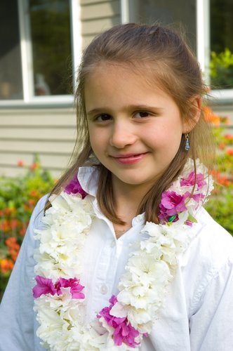 Alana with Azalea Lei