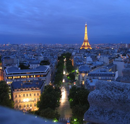 Eiffel Tower at Dusk